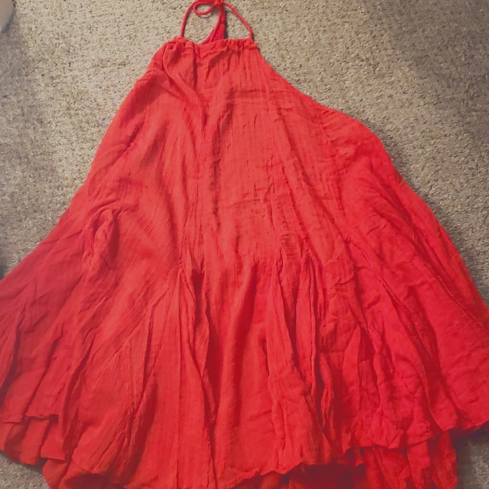 Beautiful 😍 Free People halter dress/swim cover